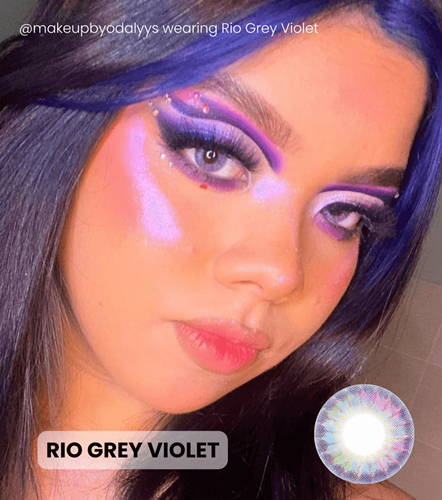 Opaque lens -  Rio Grey Violet Contacts