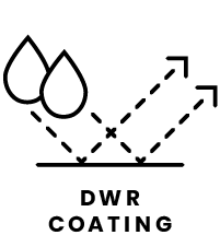 Durable Water Repellent Coating Icon