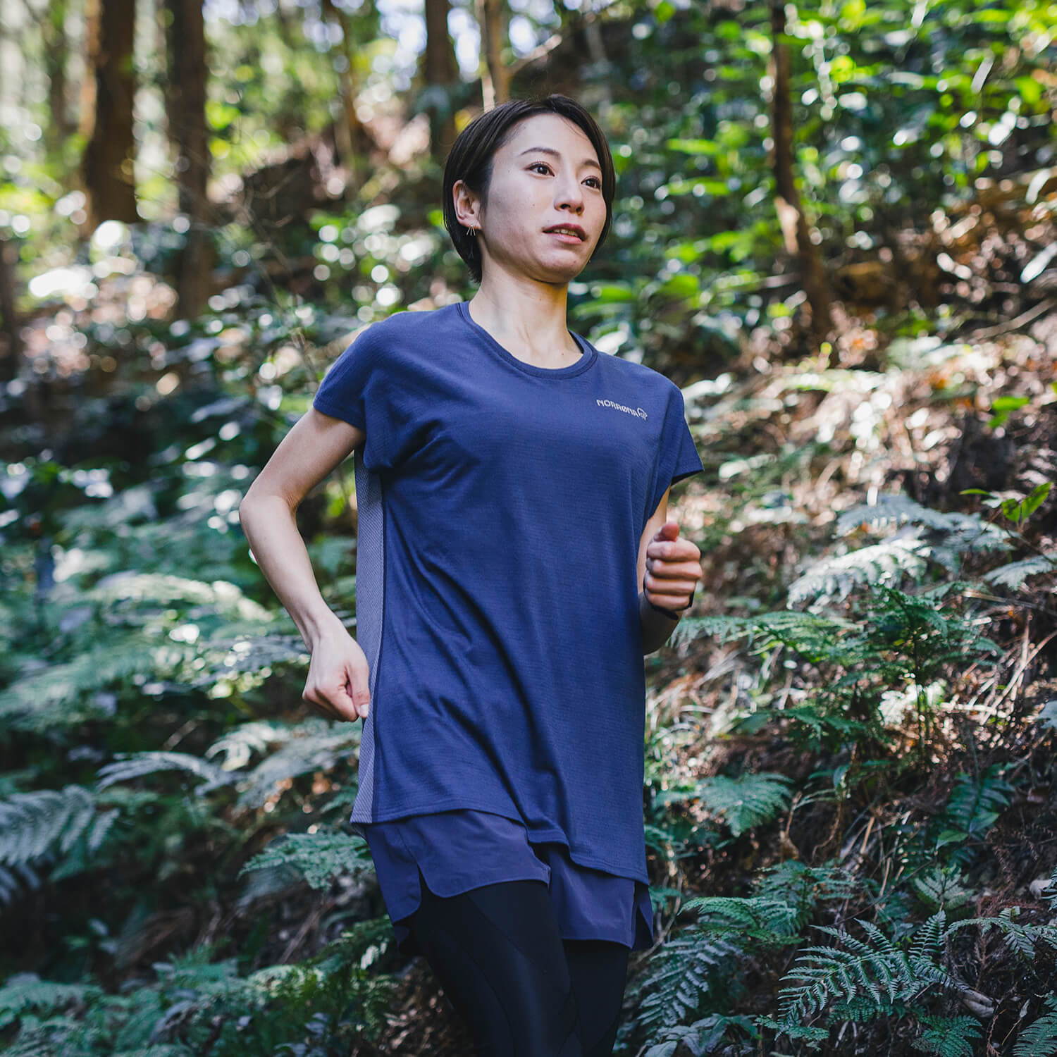 NORRONA（ノローナ）/ビティホーン ウールTシャツ/ネイビー/WOMENS