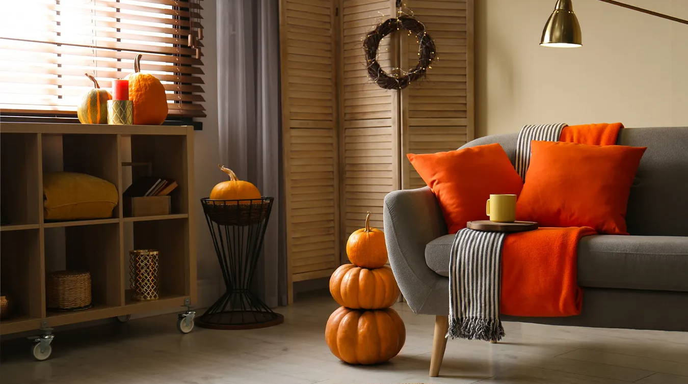 Jesenné interiéry domov