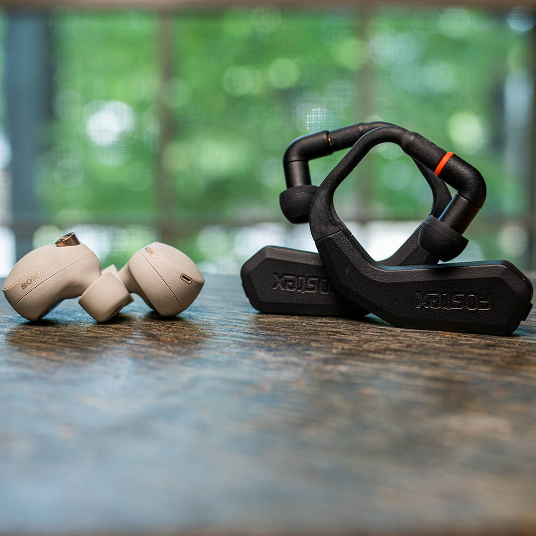 TM2 and XM4 earbuds