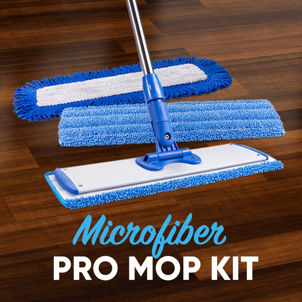 Microfiber Mop on hardwood floor