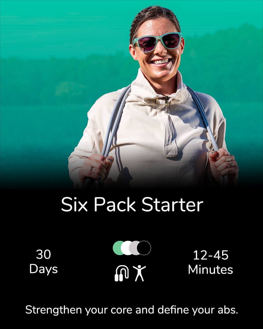 Six Pack Starter Program screen