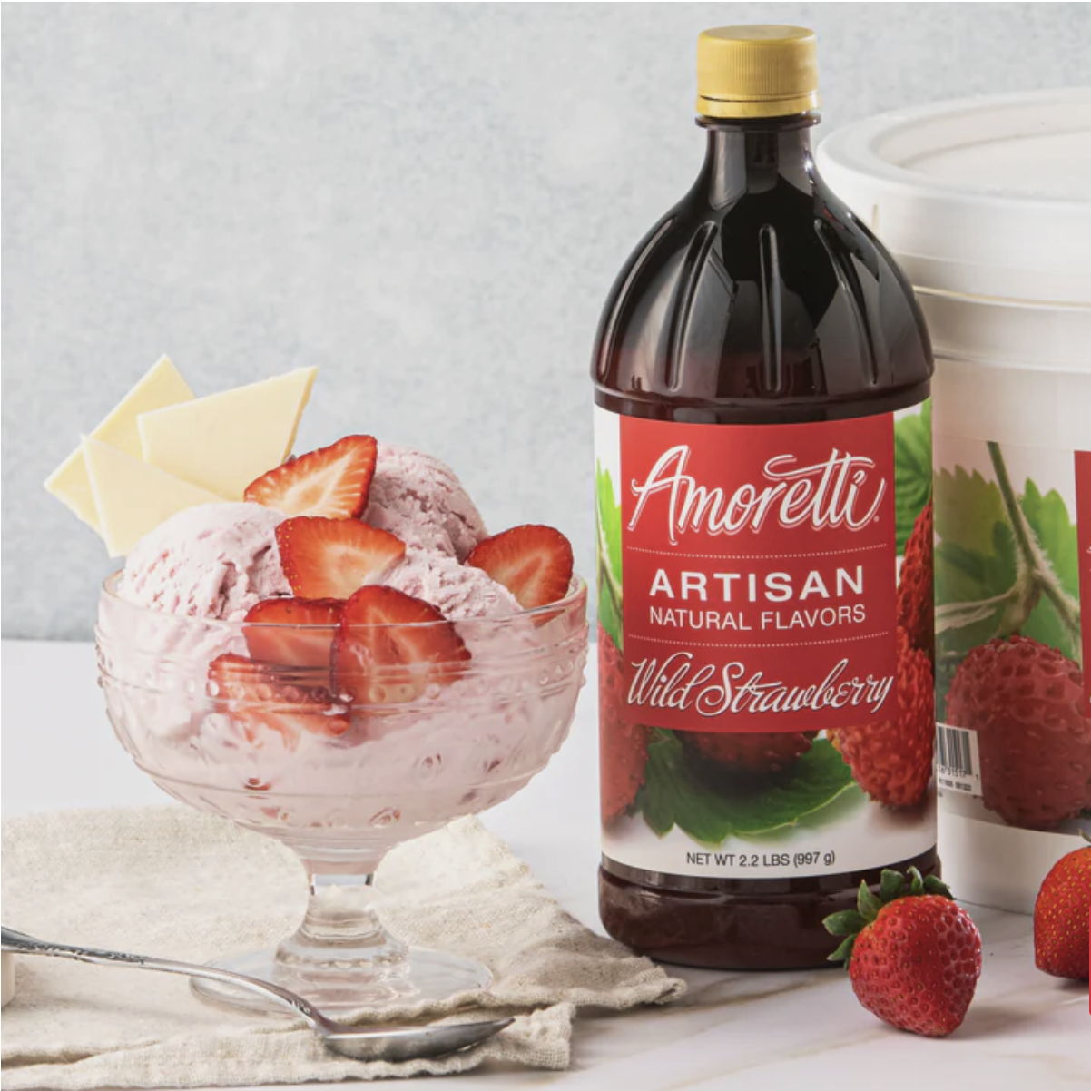 All Natural Artisan Flavors by Amoretti for flavoring cakes, icings, ice creams, pastry and more.