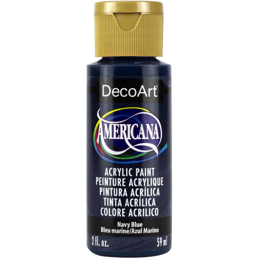 Navy Blue Americana Acrylics  DAO35-3 2 ounce bottle
