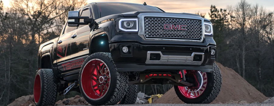 Justin's 2014 GMC Sierra 1500 with Conductor's Special 244K Nightmare Edition Train Horn Kit overview photo 1