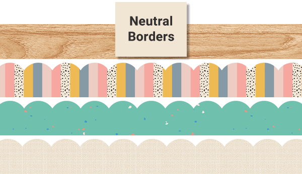 Neutral Bulletin Board Borders