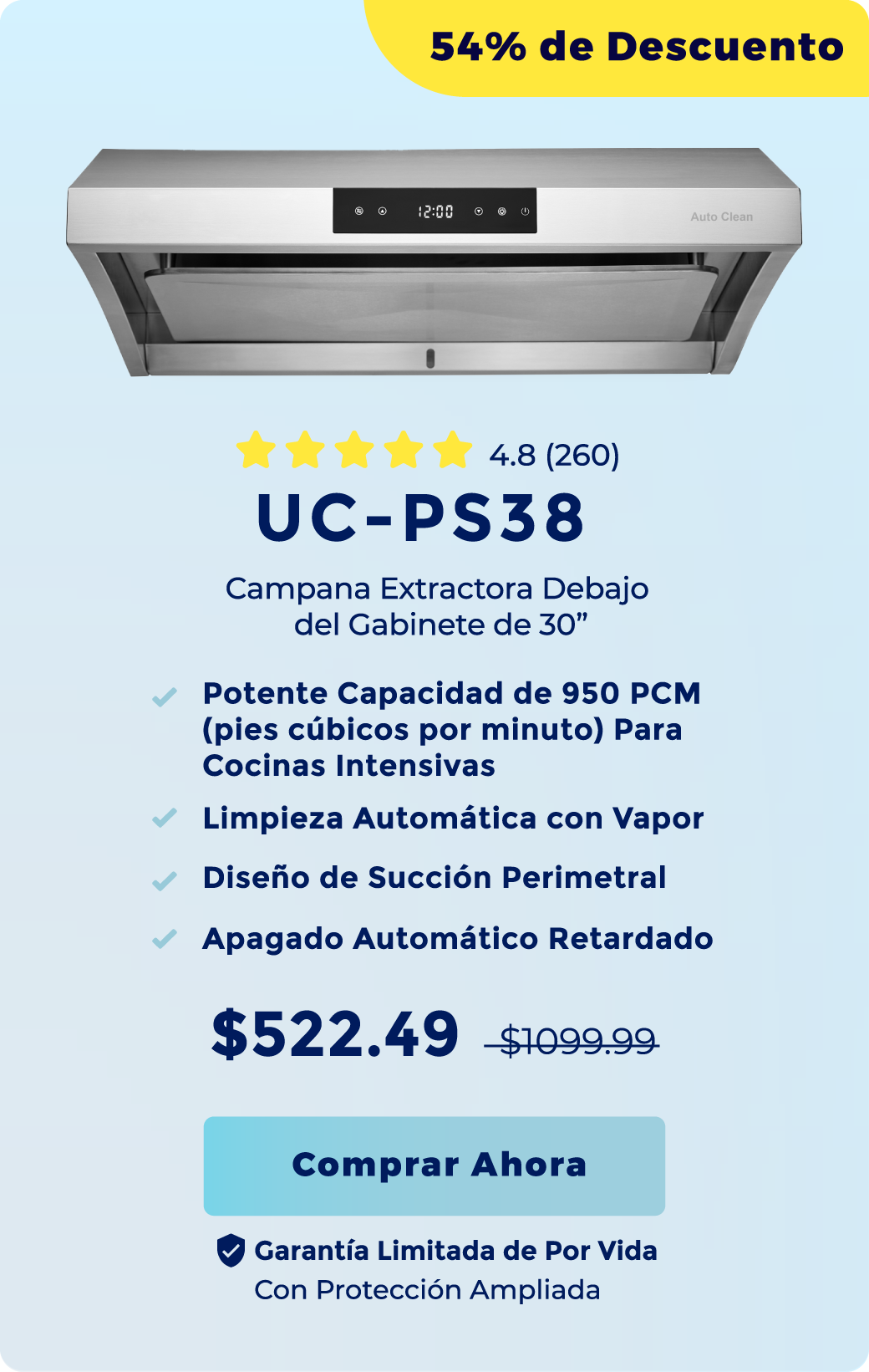 UC-PS38 54% de Descuento. Comprar Ahora