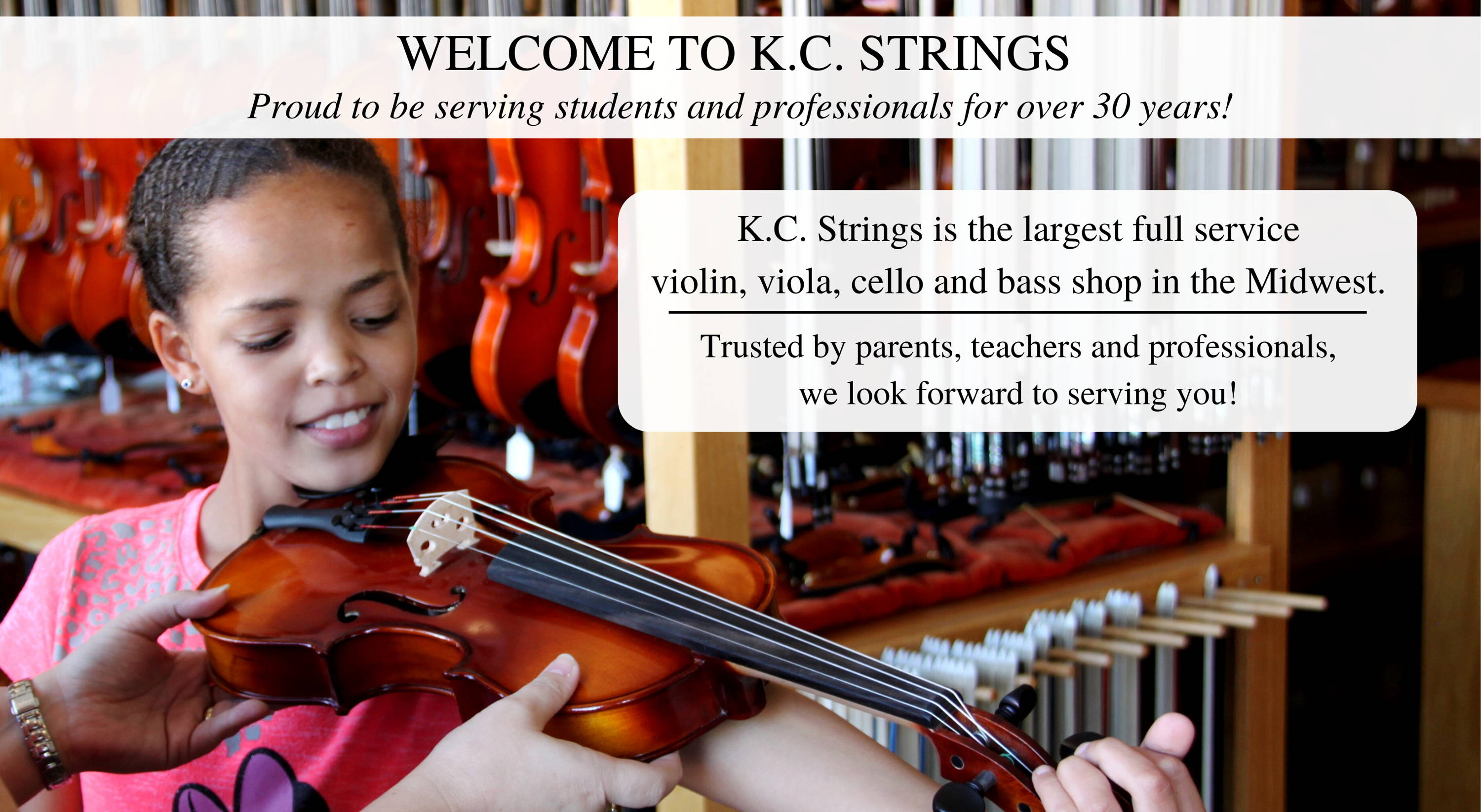 Welcome to K.C. Strings