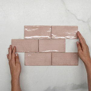 Pink Tiles - Bathroom & Kitchen Tiles - The Blue Space