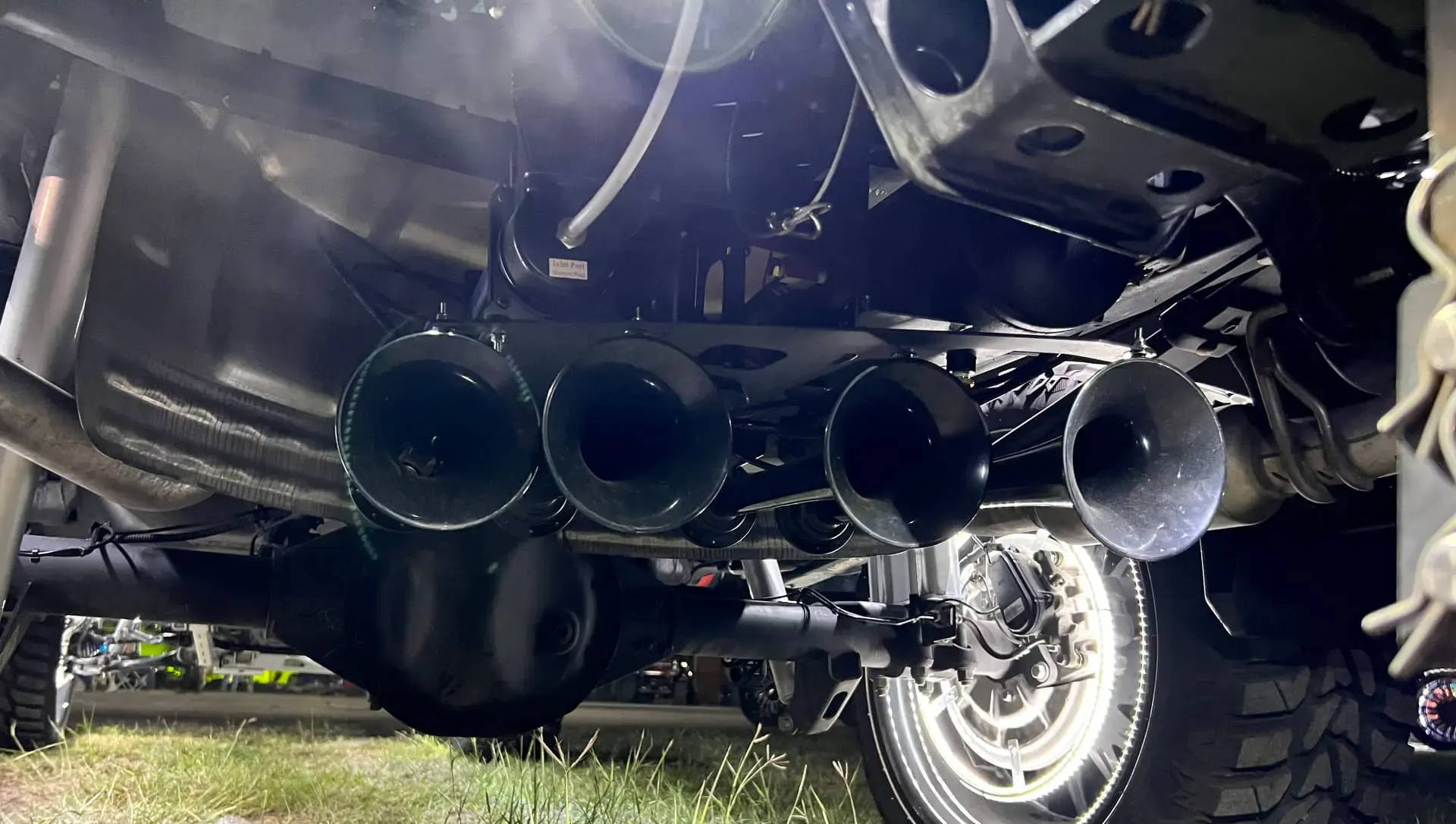 2022 Chevy Silverado High Country Train Horn install with Spare
