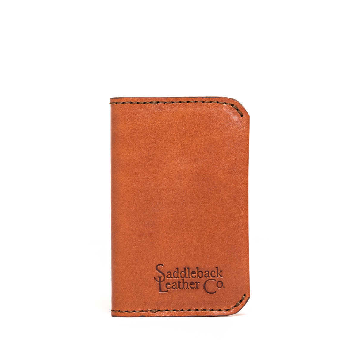Brown leather wallet with 