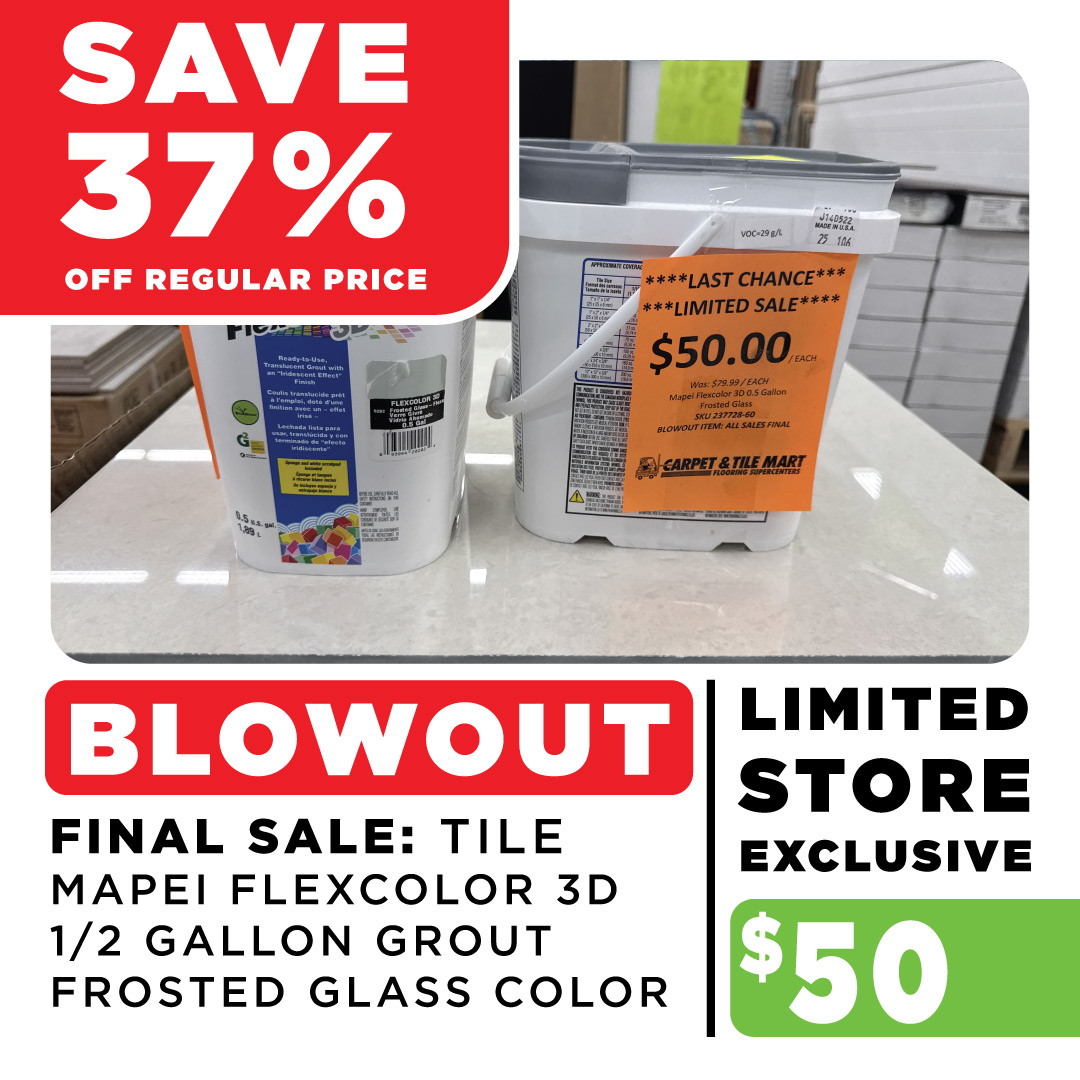 grout blowout