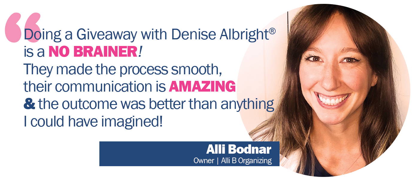 Alli Bodnar Review of Working with Denise Albright®