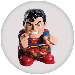 Image of mini DC Comics Superman candy bowl. Shop all candy bowls.