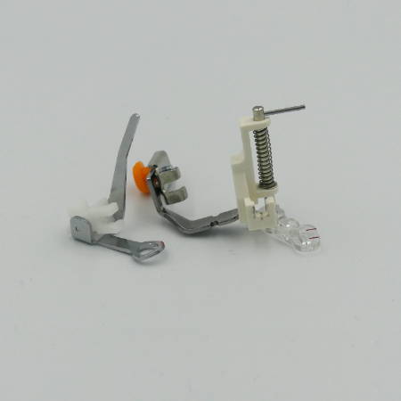 screw-on feet, for example darning foot, adjustable zipper foot