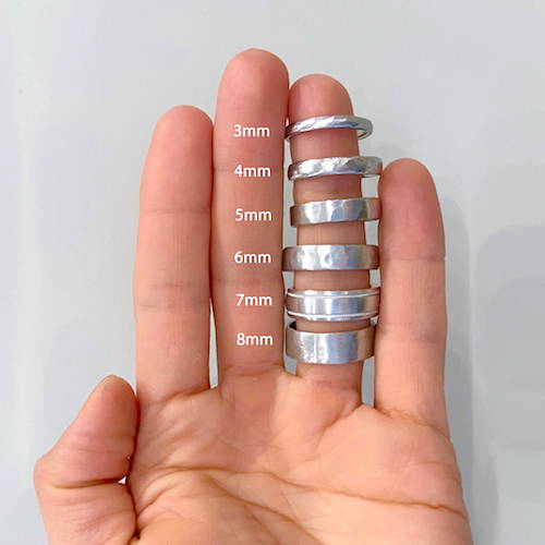 How To Choose Your Ring Band Width - Ken & Dana Design