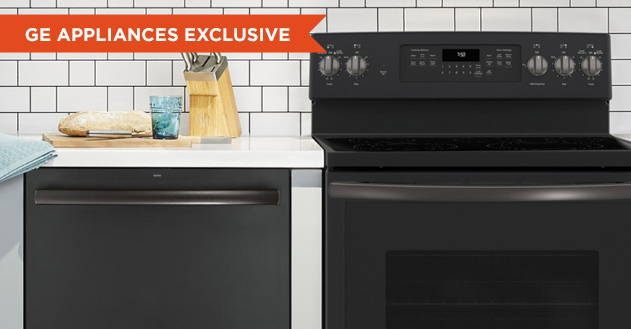 Black slate finish appliances - GE Appliances Exclusive