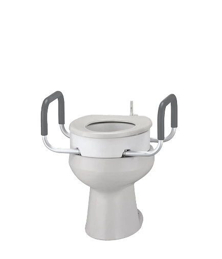Raised toilet seat