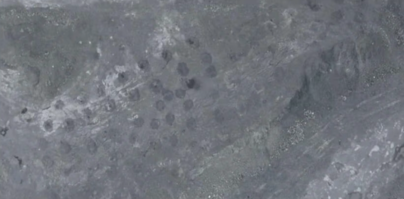 Aerial terrain survey of an open-pit mine for drill and blast planning