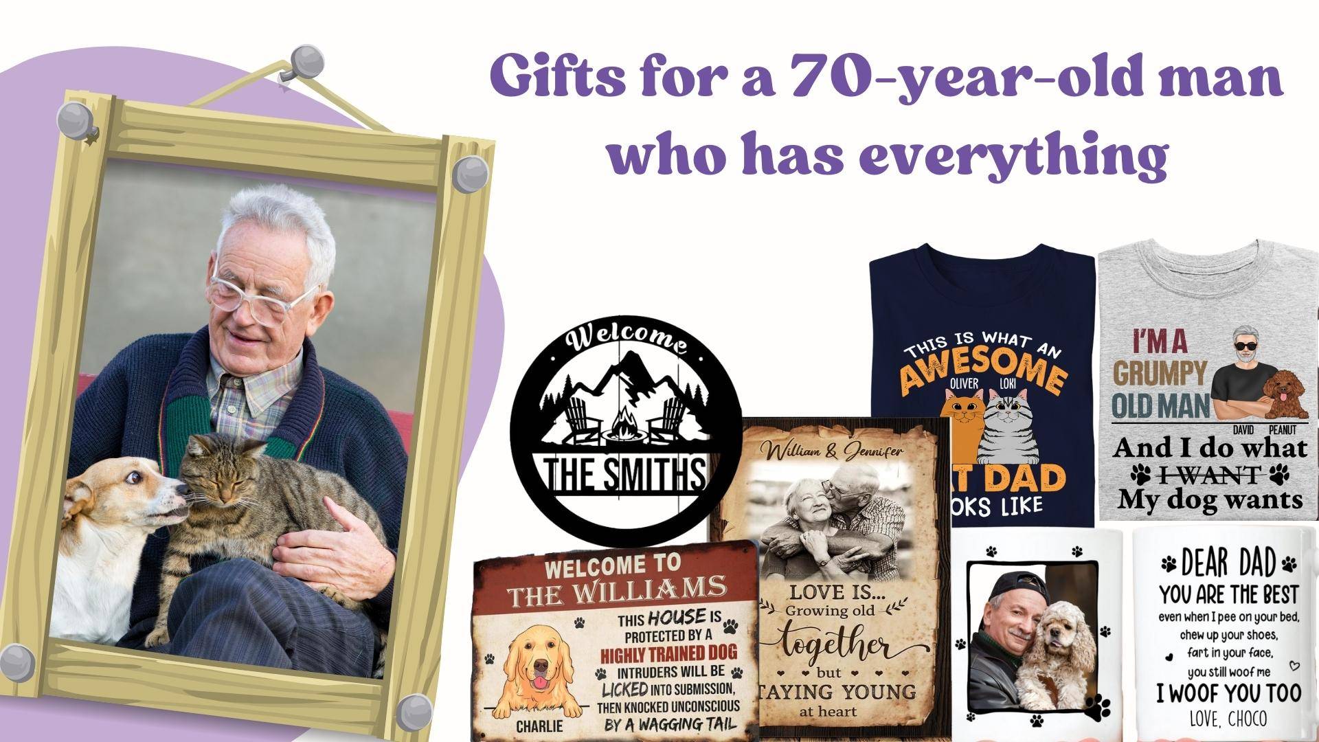gifts for a 70 year old man who has everything 