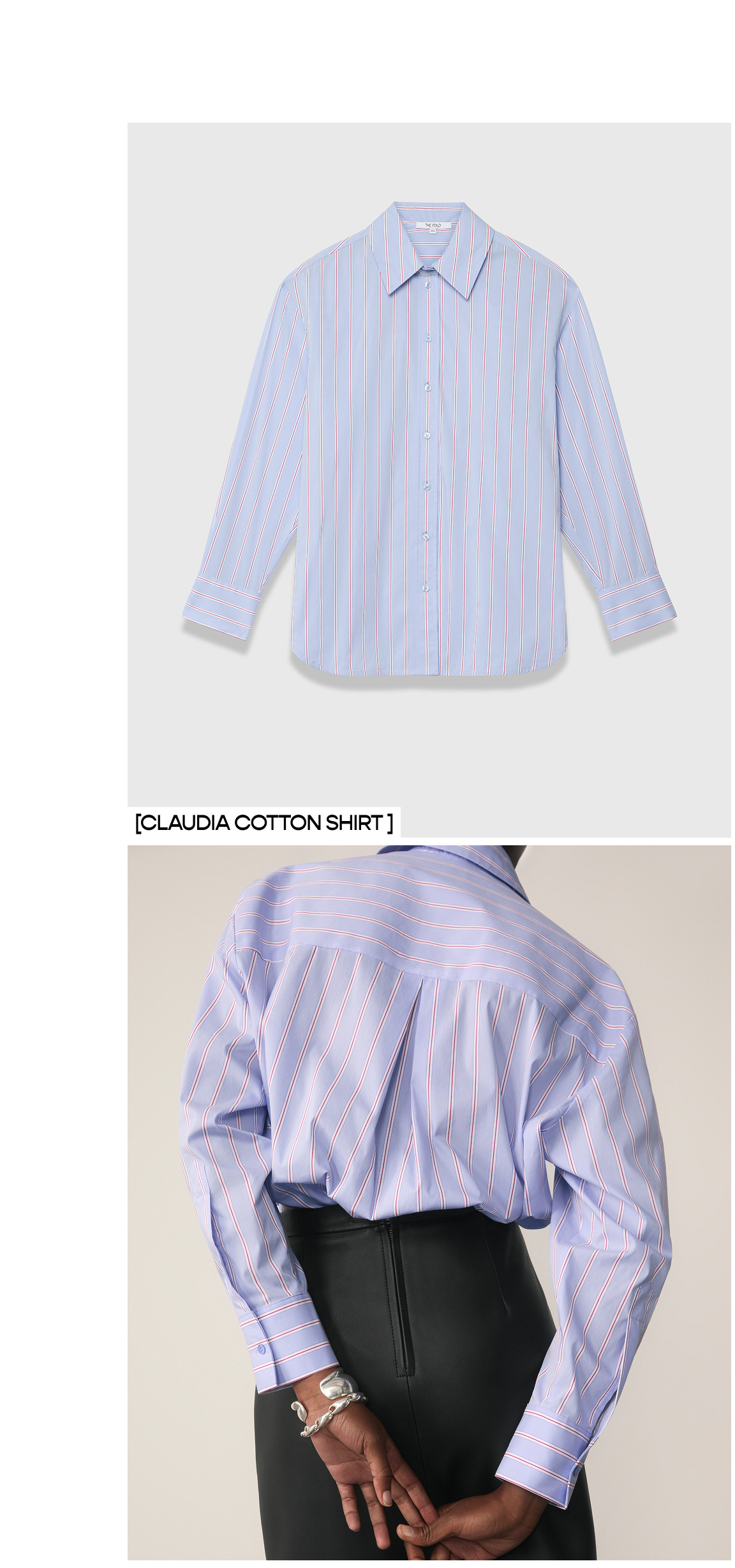 Blue stripe Claudia shirt