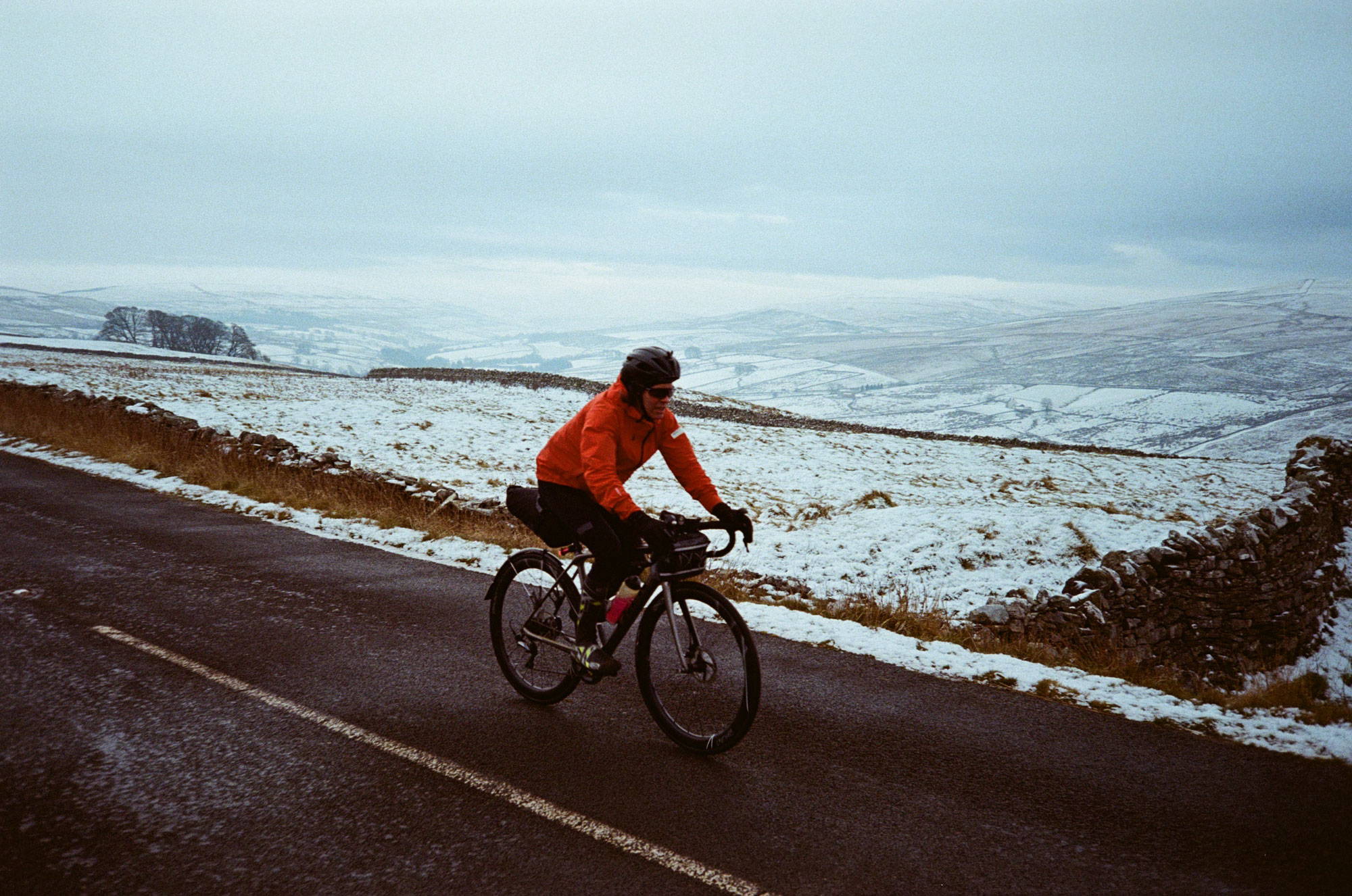 Rider in winter, 48 Limitless Wheels