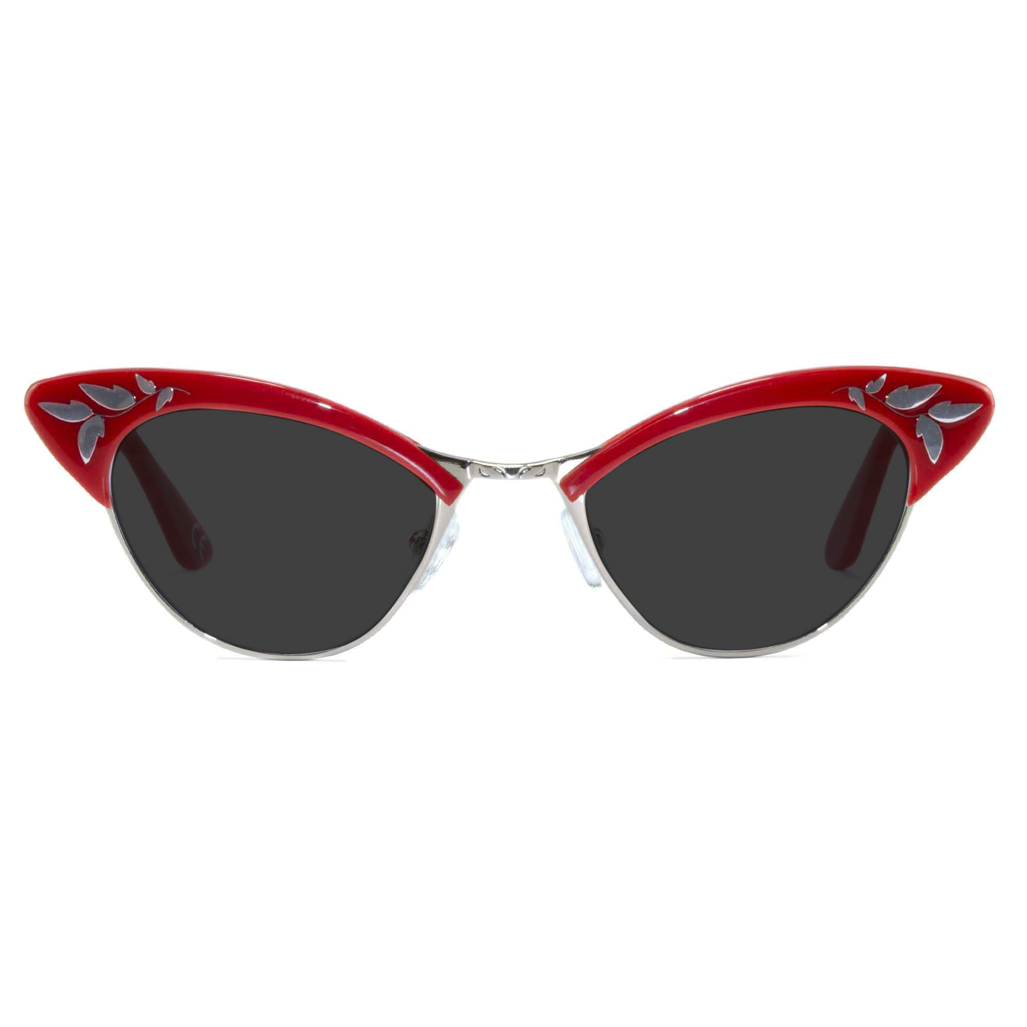 Joiuss rita red cat eye sunglasses 