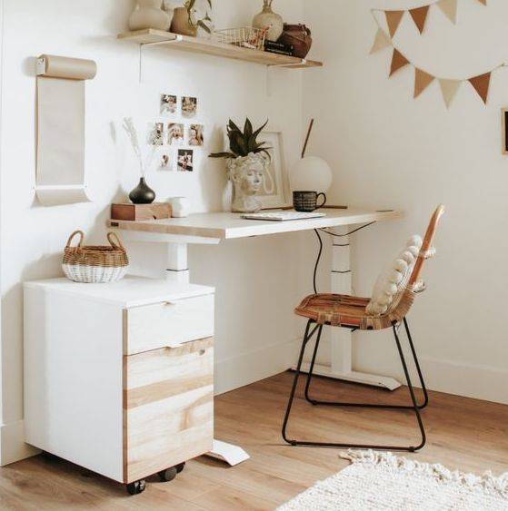 Solid Wood Standing Desk The Sway Desk Ergonofis