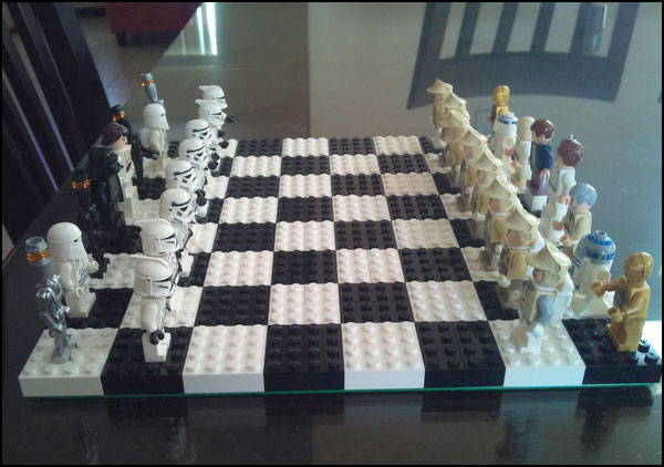 Star Wars Chess Schach Set - www.