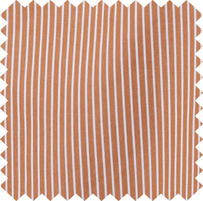 Brown striped fabric swatch with alternating light and dark stripes.