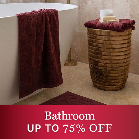 Bathroom, up to 75% off