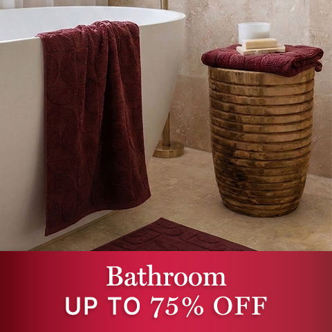 Bathroom, up to 75% off
