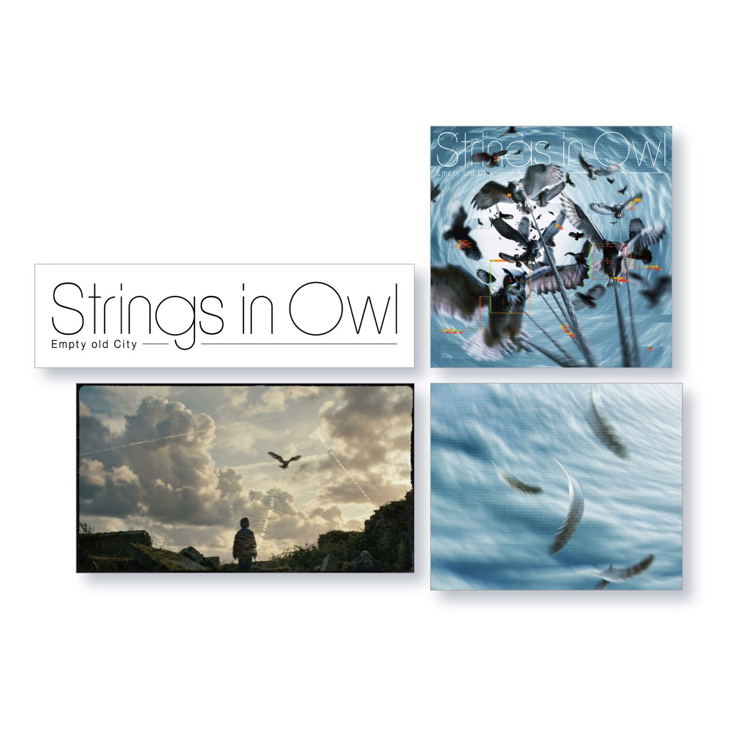 「Strings in Owl」Sticker Set