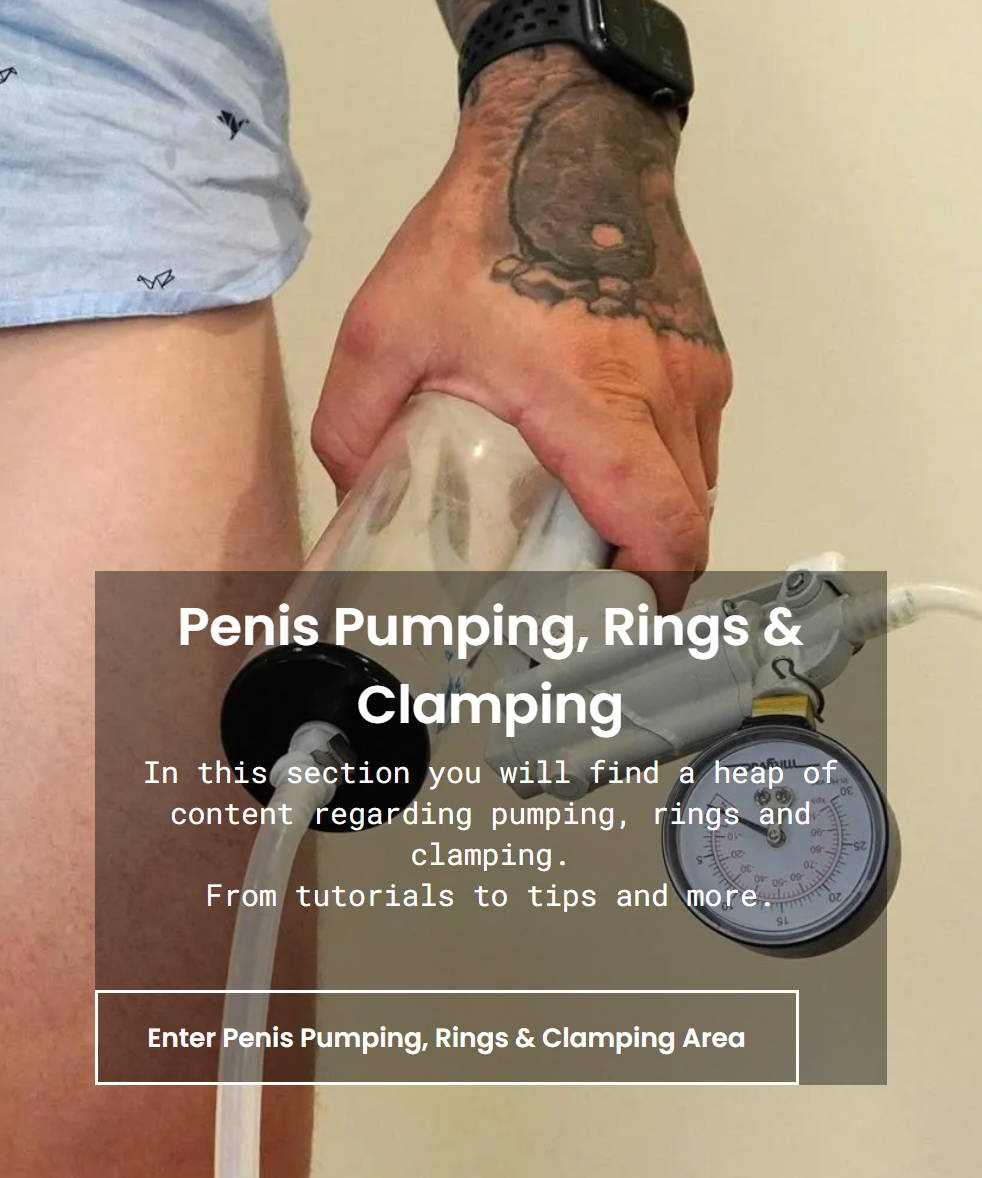 Pump tips penis Over time