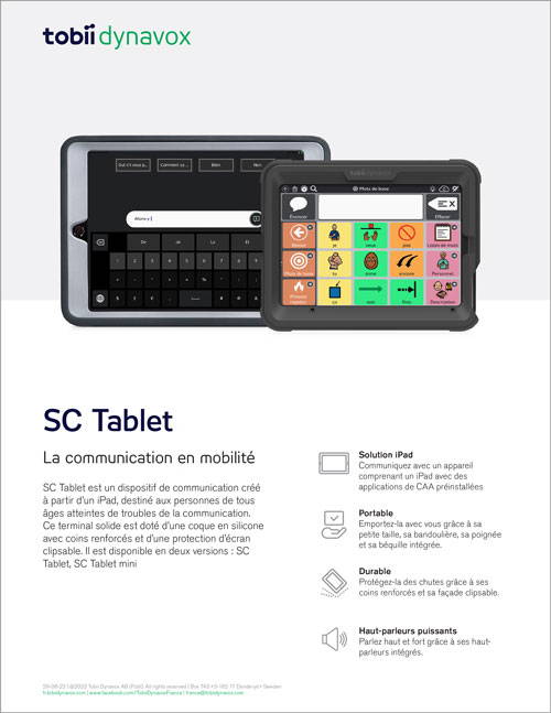 Brochure de SC Tablet