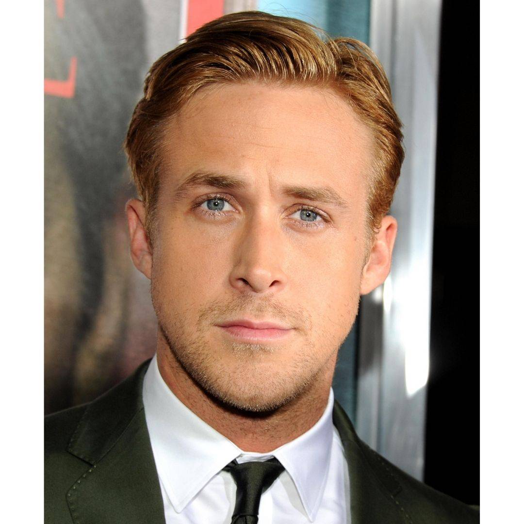 Celebrity with a triangle face shape, Ryan Gosling