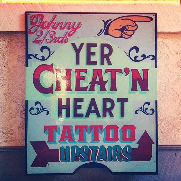 Yer Cheat'n Heart Tattoo | Hermosa Beach