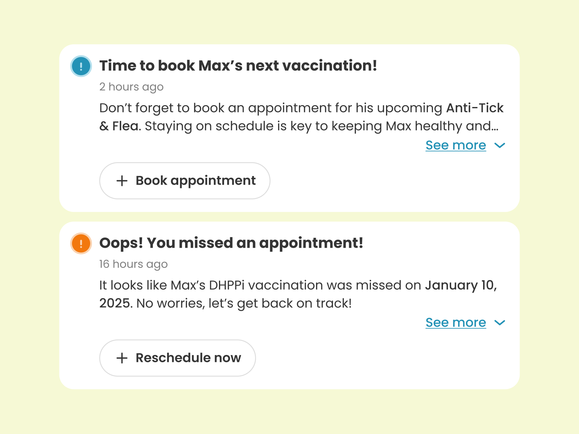 Vaccination Reminders