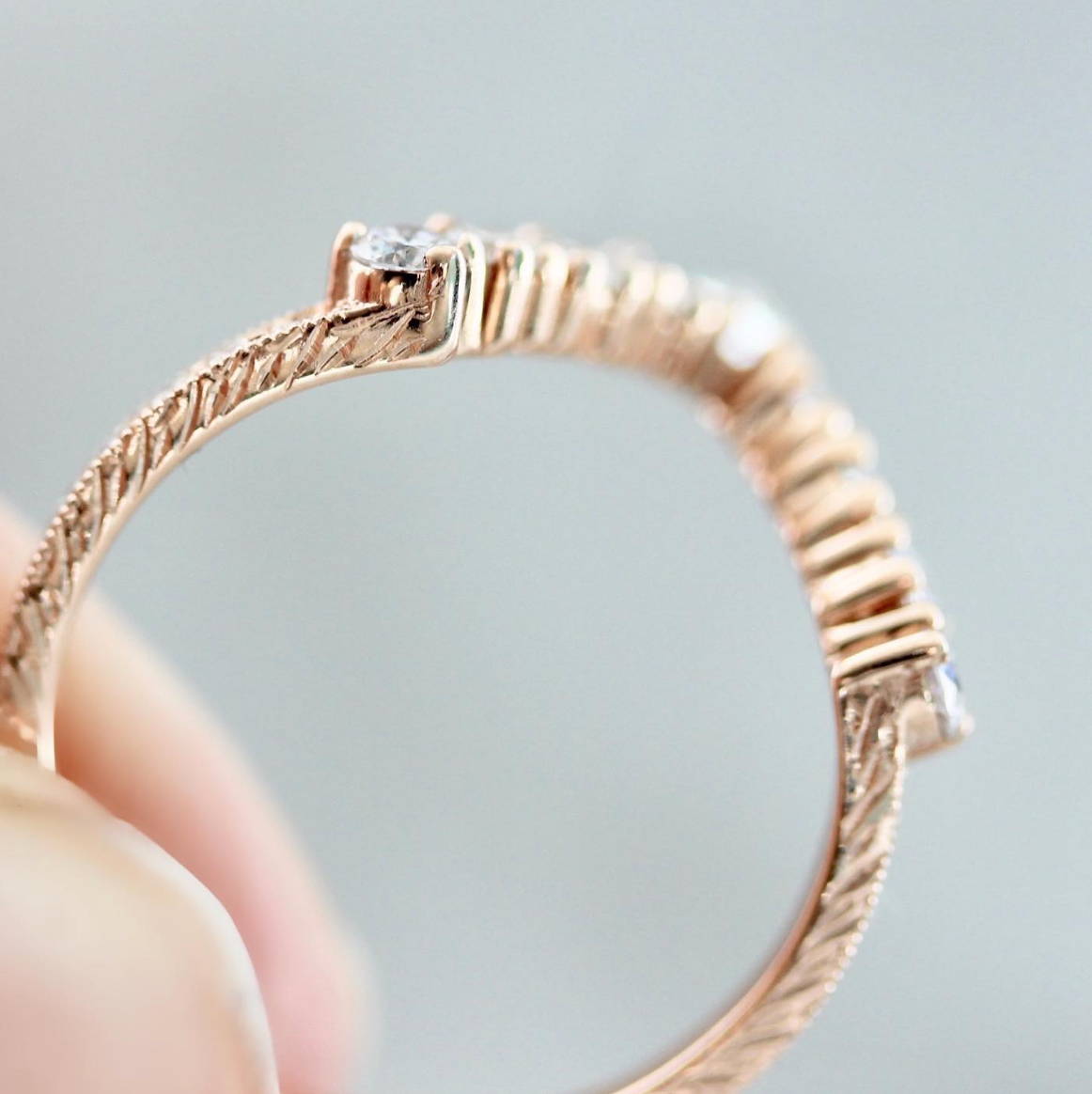 diamond band with engraving