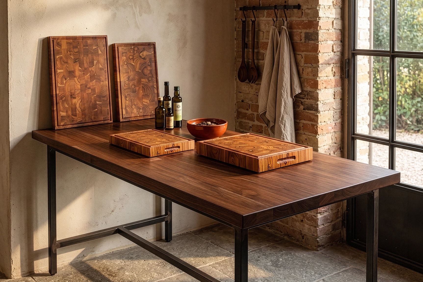 RYFA Handcrafted Teakwood End Grain Chopping Block