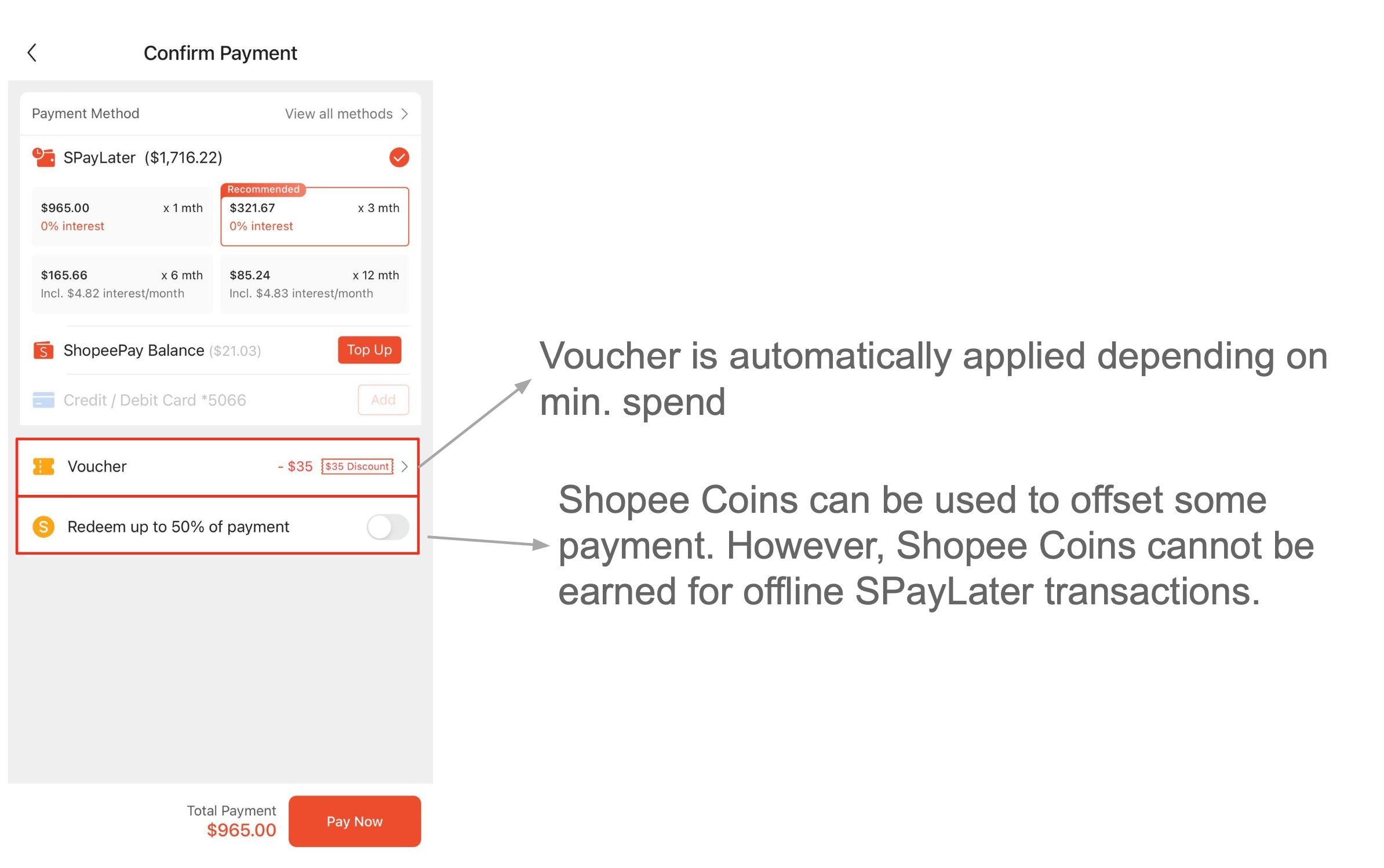 Shopee Payment Page
