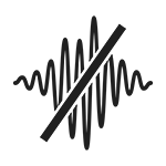 Symbol representing Noise Canceling headphones