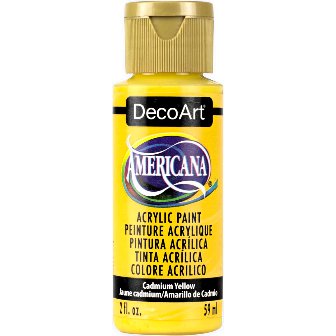 Cadmium Yellow Americana Acrylics DAO10-3 2 ounce bottle