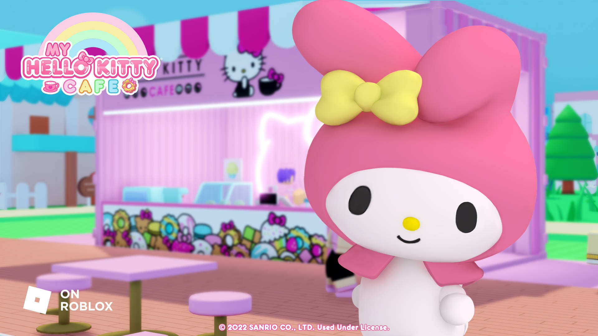 FREE ACCESSORY! HOW TO GET Hello Kitty® Backpack! (Roblox My Hello Kitty  Cafe Event) 