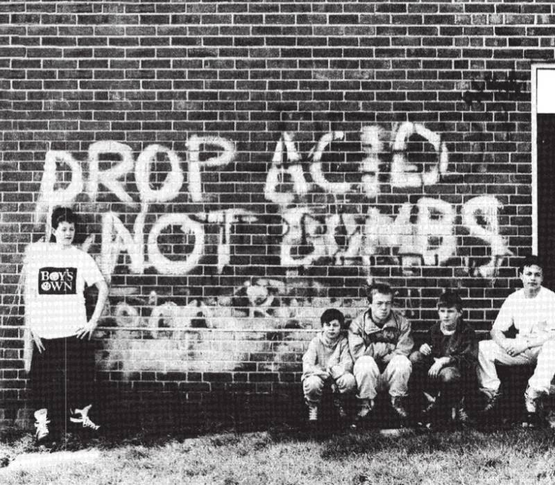 'Drop Acid Not Bombs' photograph