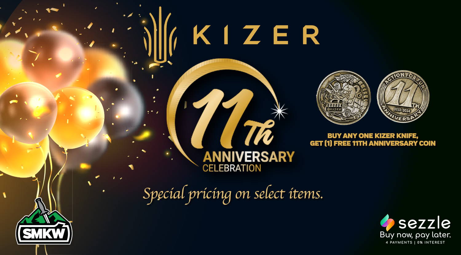 Kizer 11th Anniversary Sale See right for details