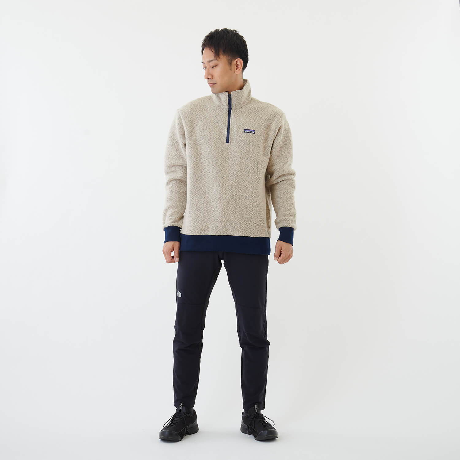 patagonia（パタゴニア）/ウーリエステル フリース プルオーバー/ホワイト/MENS