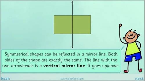symmetrical shapes lesson pack