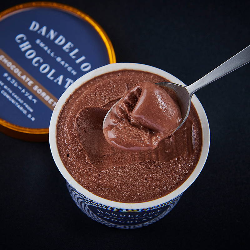 【Dandelion Chocolate （ダンデライオン・チョコレート）】サンフランシスコ発 Bean to Bar チョコレート専門店から「アイスクリーム＆ソルベ」をWEB限定で販売！